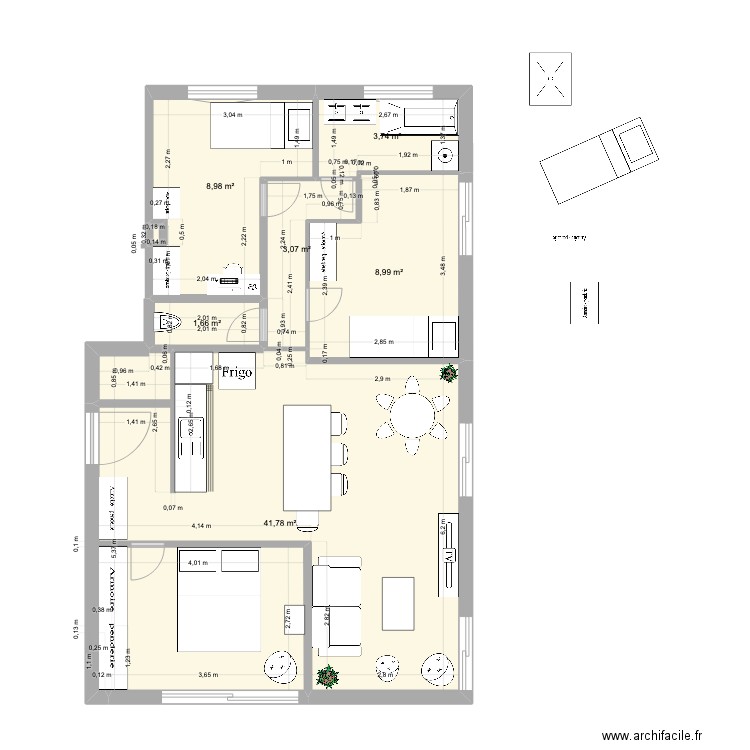 javel GDE SDB. Plan de 0 pièce et 0 m2
