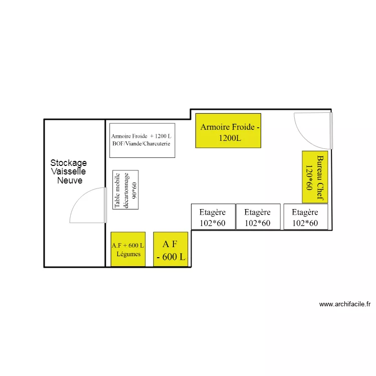 EMERAUDES STOCKAGE. Plan de 
