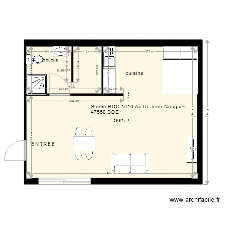 studio 1610. Plan de 0 pièce et 0 m2