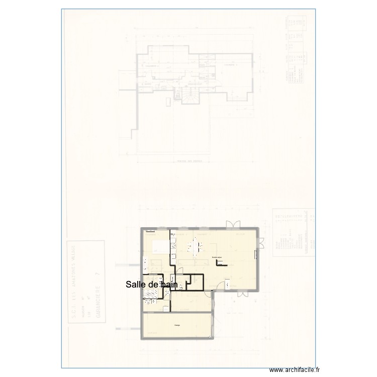 Matisse 2023. Plan de 8 pièces et 126 m2