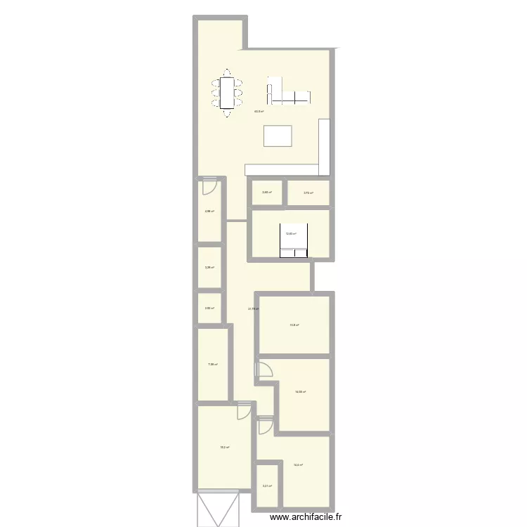plan complet 2. Plan de 14 et 183 m² plan complet 2. Plan de 14 et 183 m²