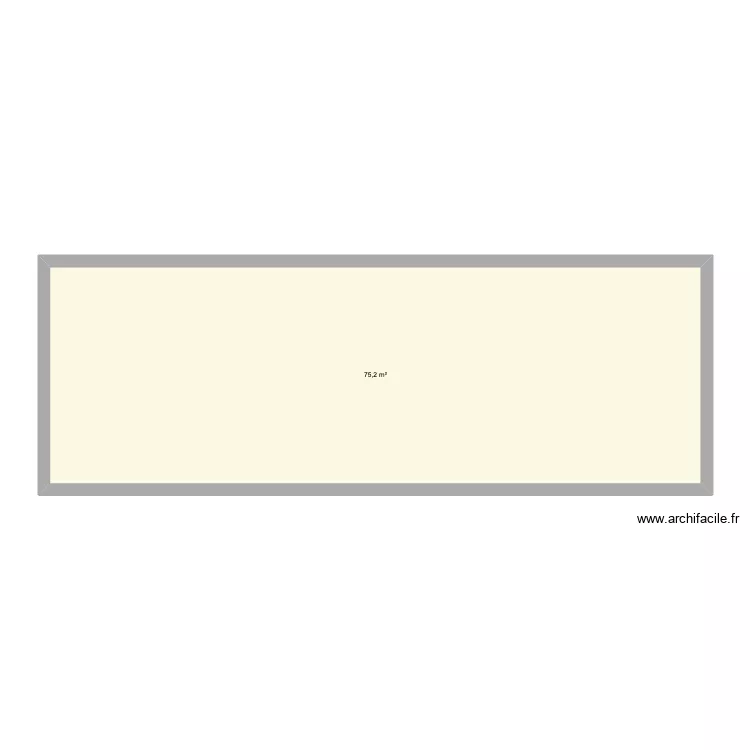 terrasse. Plan de 1 Pièce et 75 m² terrasse. Plan de 1 Pièce et 75 m²