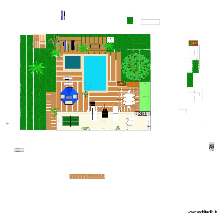 Extérieur mont Vernon 3 vol 16. Plan de 2 pièces et 52 m2