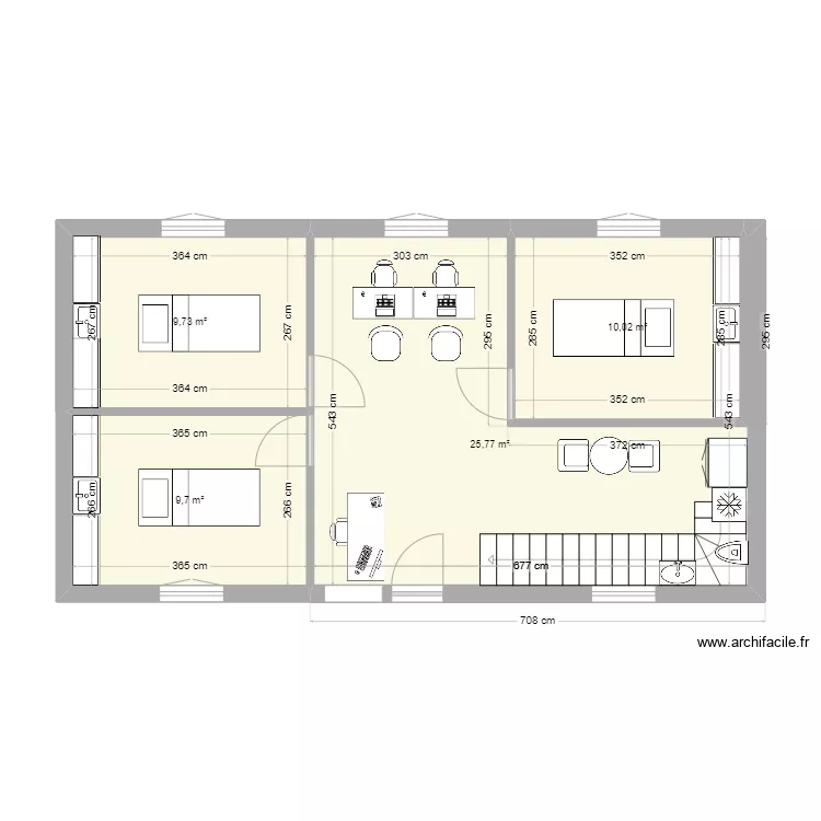 RDC Projet Institut. Plan de 