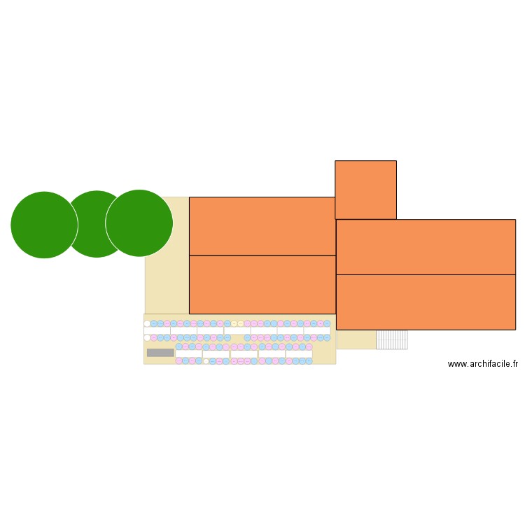 Plan de table. Plan de 0 pièce et 0 m2