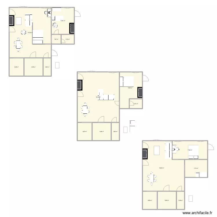 appart lyon. Plan de 