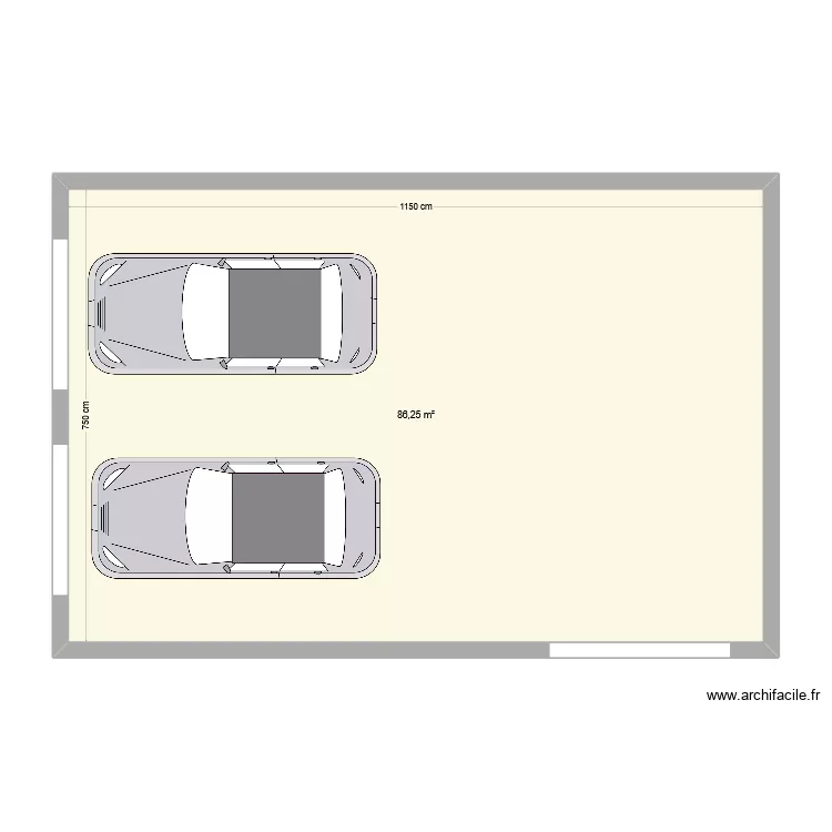 Garage. Plan de 