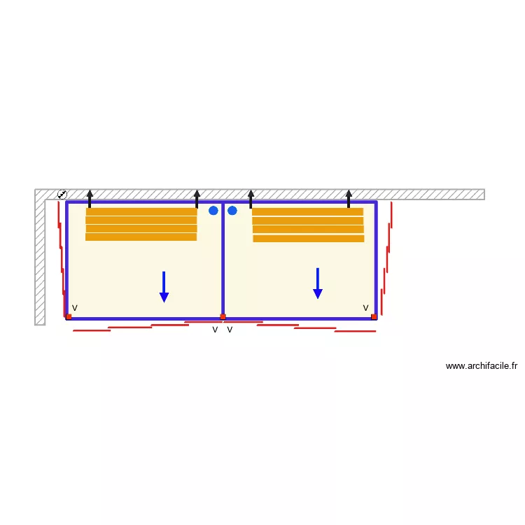 Jean Vacher VITRAGE. Plan de 