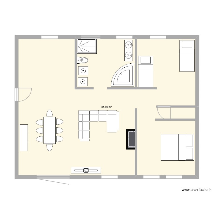 BERNY. Plan de 0 pièce et 0 m2
