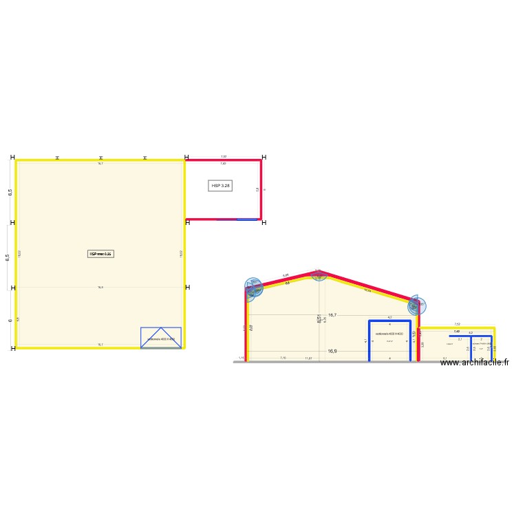 Clement Gauthier 28300 Amilly. Plan de 6 pièces et 461 m2