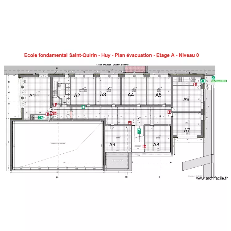 Saint-Quirin Huy - Evacuation A. Plan de 