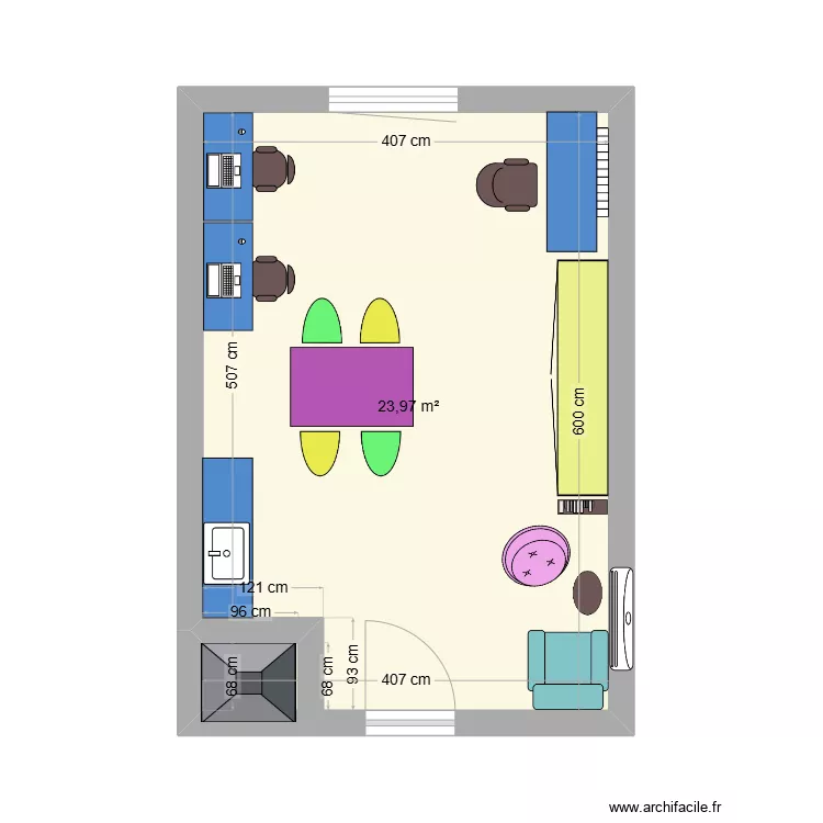 FV Ebauche sans dimensions. Plan de 
