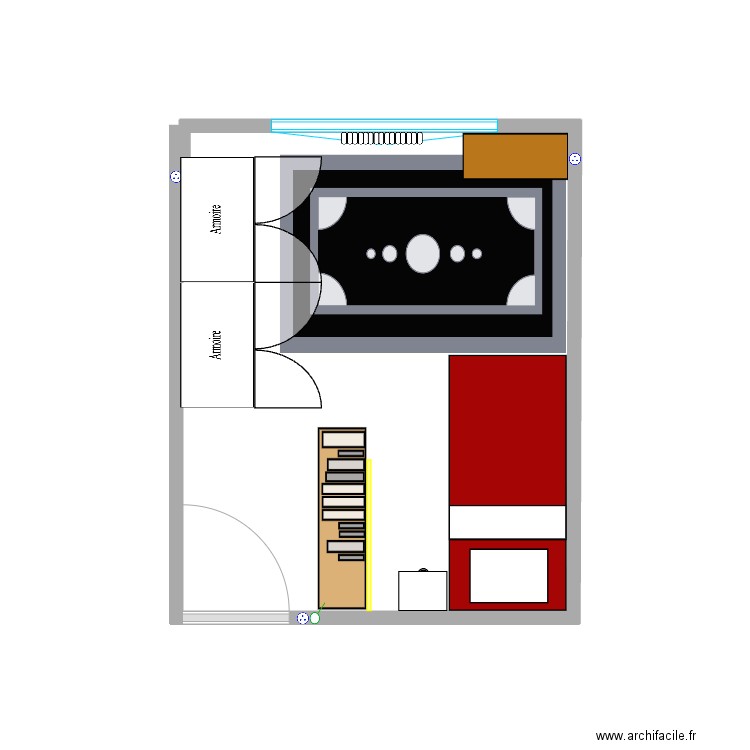 Chambre gael top. Plan de 0 pièce et 0 m2