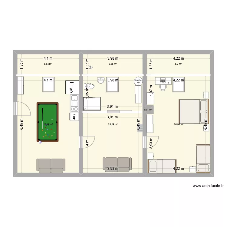 Aménagement des combles. Plan de 7 et 95 m² Aménagement des combles. Plan de 7 et 95 m²