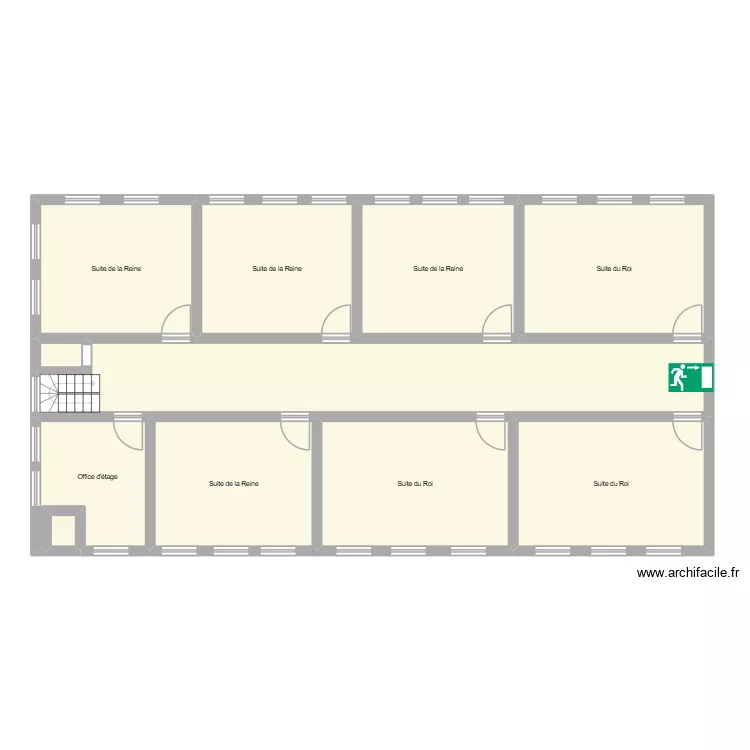 3eme etage. Plan de 11 et 159 m² 3eme etage. Plan de 11 et 159 m²