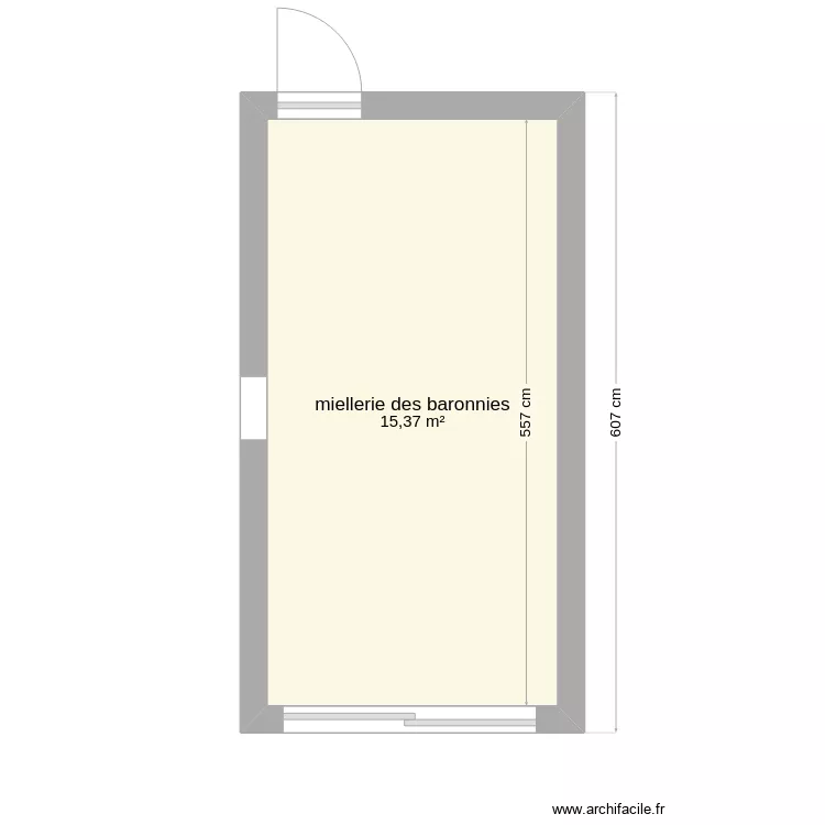 plan de masse miellerie. Plan de 
