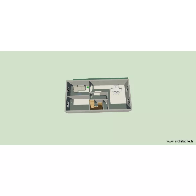 Maison Abeilhan. Plan de 5 et 62 m² Maison Abeilhan. Plan de 5 et 62 m²