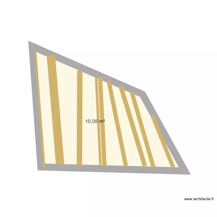 plan 2. Plan de 1  et 10 m²