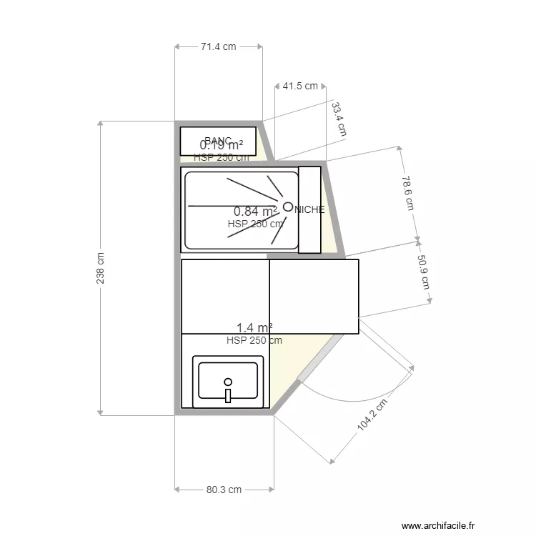 SDD 103 CALEPINAGE. Plan de 