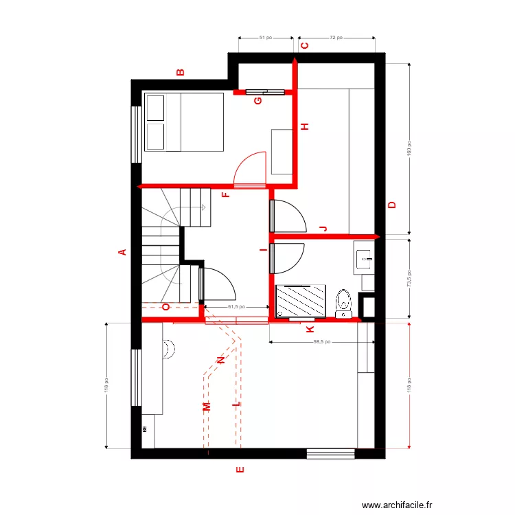 houle Menuiserie. Plan de 