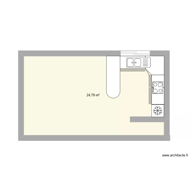 cuisine. Plan de 