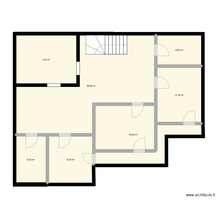 2ème étage . Plan de 0 pièce et 0 m2