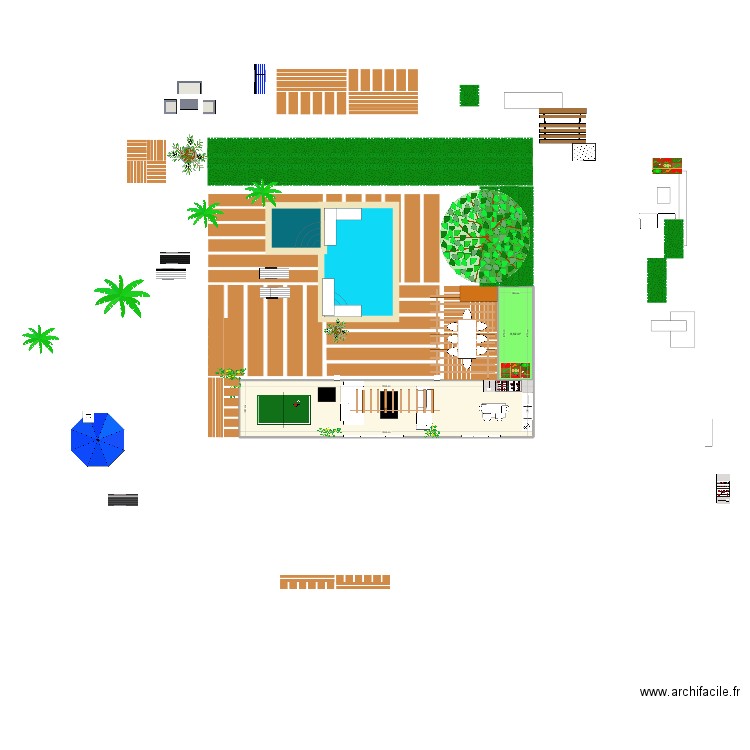 Extérieur mont Vernon 3 vol 24. Plan de 2 pièces et 52 m2