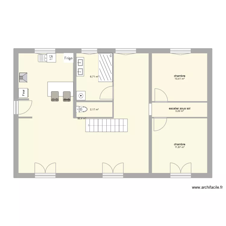 plan envisagé v11. Plan de 6 Pièces et 85 m² plan envisagé v11. Plan de 6 Pièces et 85 m²