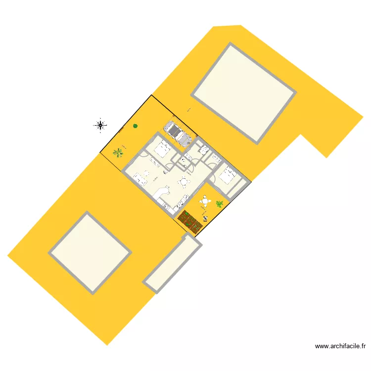 MAISON PP 4. Plan de 10  et 255 m²