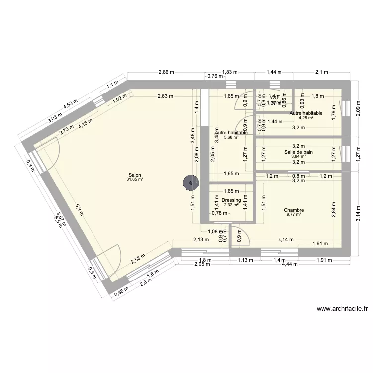 Bouyon. Plan de 7 et 59 m² Bouyon. Plan de 7 et 59 m²
