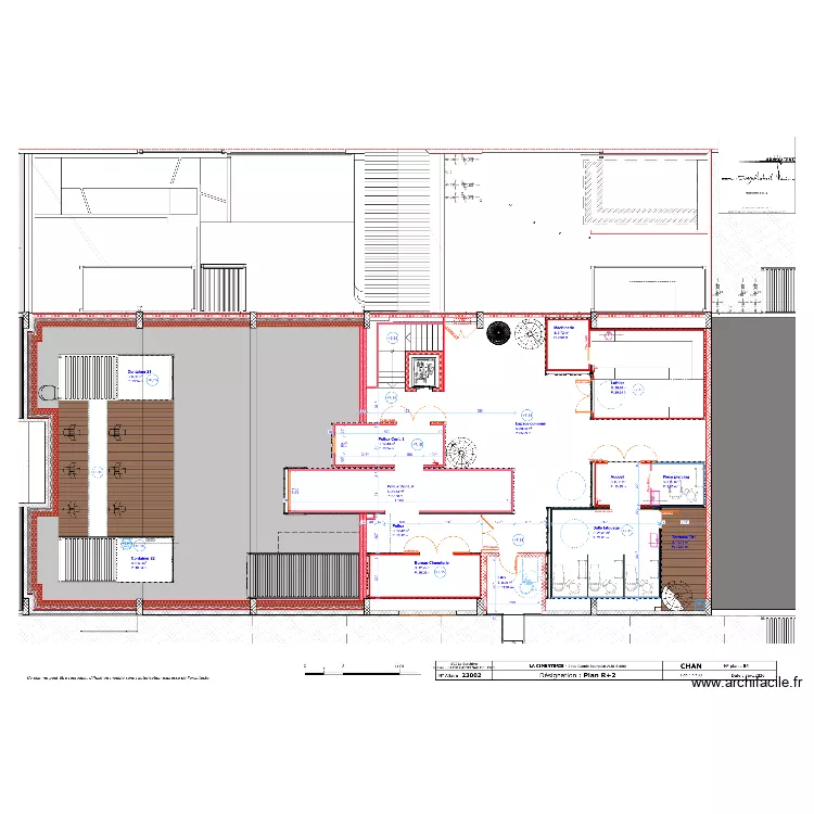 Cimenterie Plomberie R+2. Plan de 