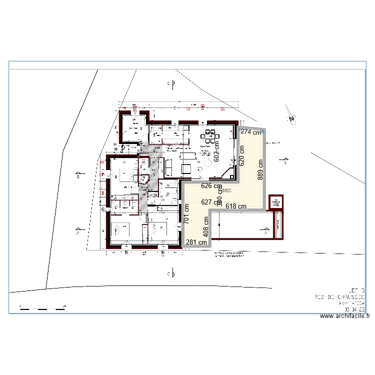 terrasse Guagliola B réel. Plan de 0 pièce et 0 m2