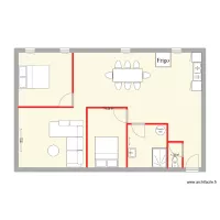 app n&deg;3 t3 1er etage (71.63 m&sup2;)