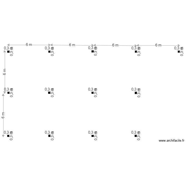 Devis b&eacute;ton. Plan de 