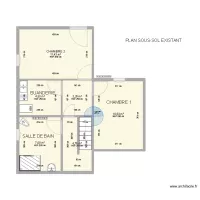 PLAN SOUS-SOL EXISTANT COMBE JULIEN V1