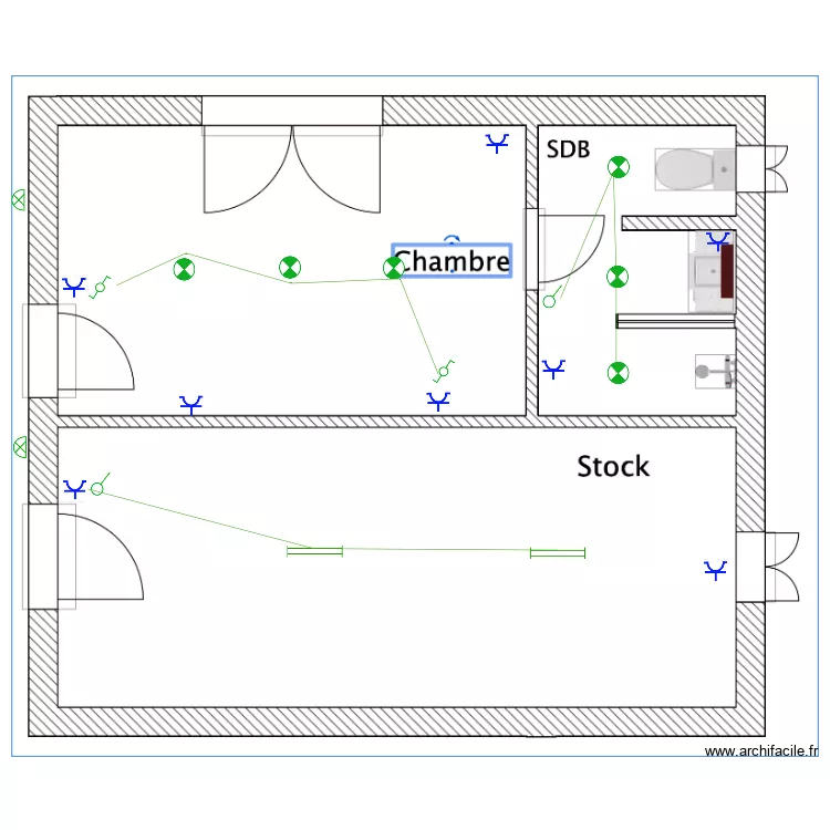 Extension ELECTRICITE. Plan de 