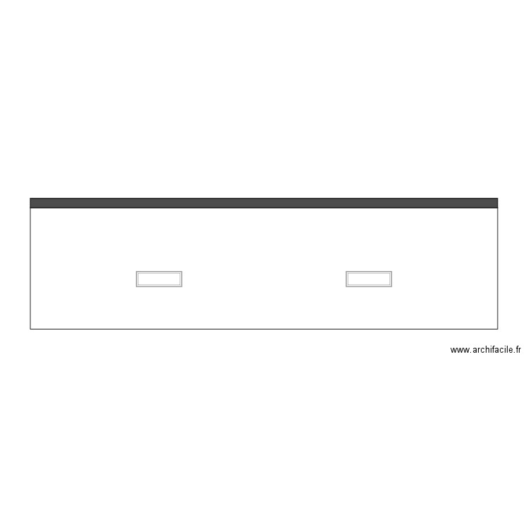 FACADE GARAGE EST. Plan de 0 pièce et 0 m2