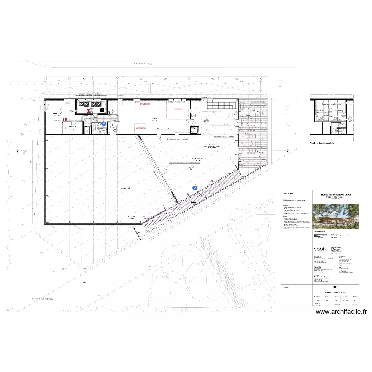 LES HALLES DE LAVAL R+1. Plan de 
