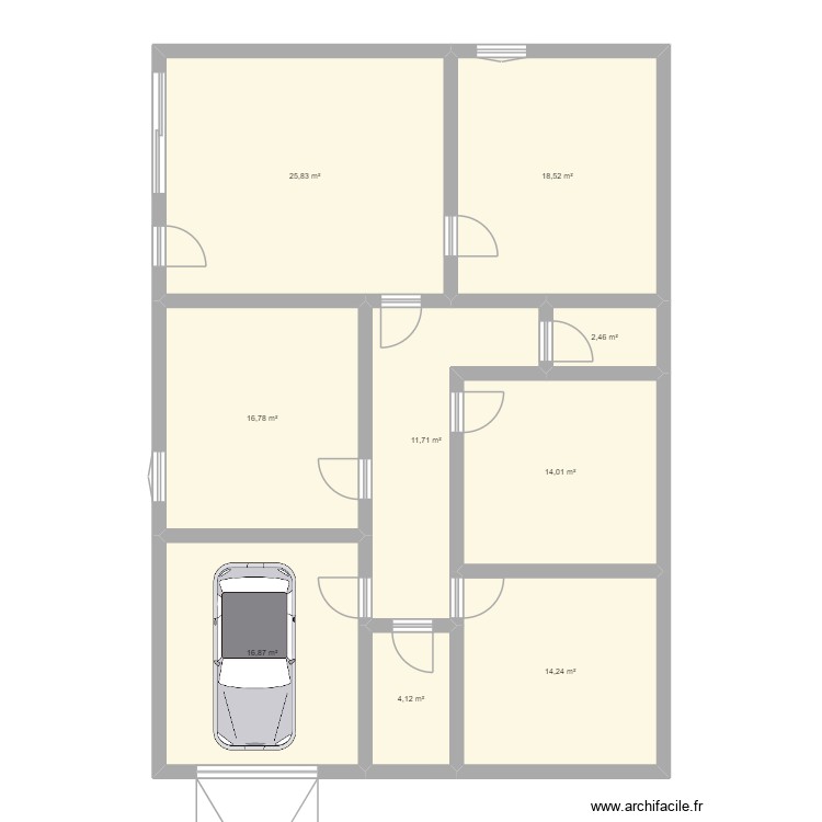 Berat plan de maison. Plan de 0 pièce et 0 m2