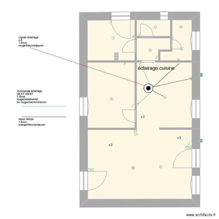 Joris ecl cuisine. Plan de 4 pièces et 73 m2