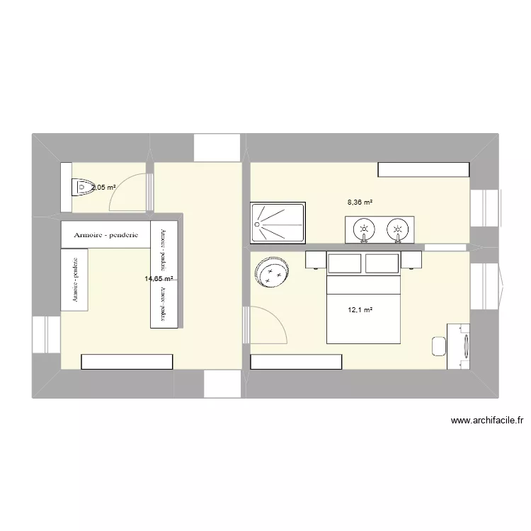 suite parentale opt2. Plan de 