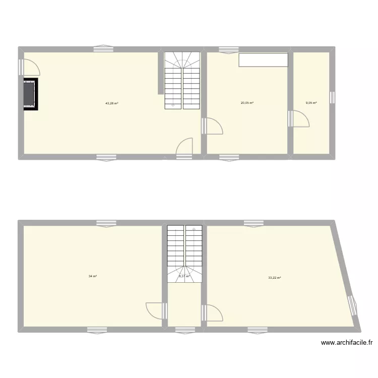 Maison Lanespède avec mesures. Plan de 6 et 148 m² Maison Lanespède avec mesures. Plan de 6 et 148 m²