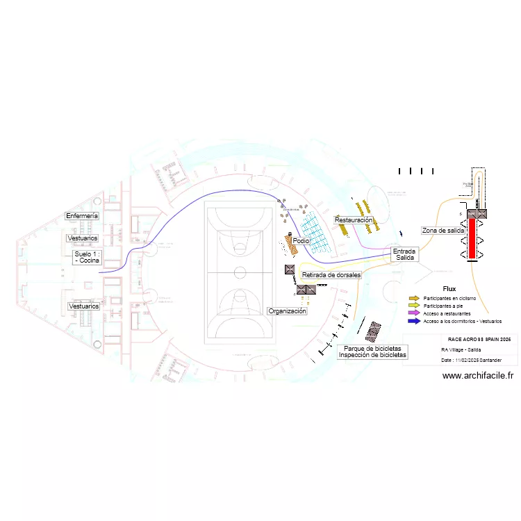RASp25 - SANTANDER Version espagnole. Plan de 