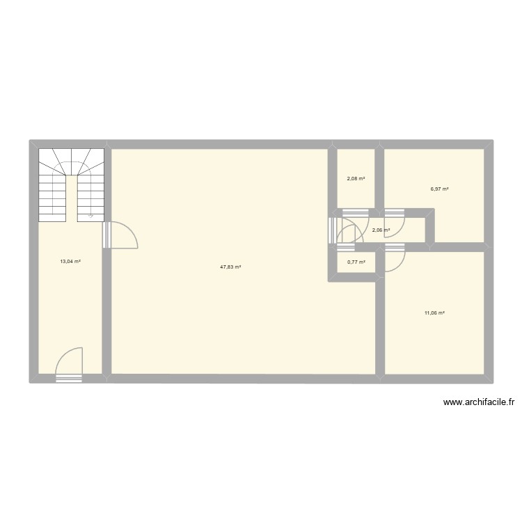 RDC. Plan de 0 pièce et 0 m2