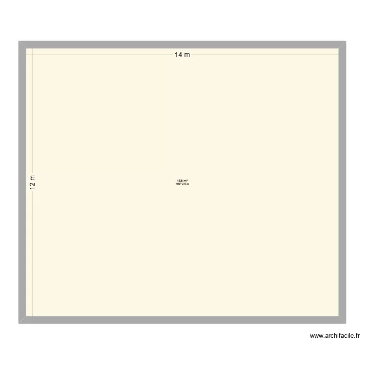 projet2. Plan de 1 et 168 m² projet2. Plan de 1 et 168 m²