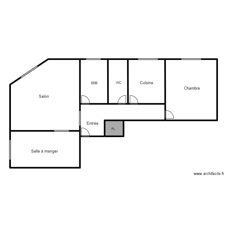 Plan MYRIAM? . Plan de 8 pièces et 156 m2