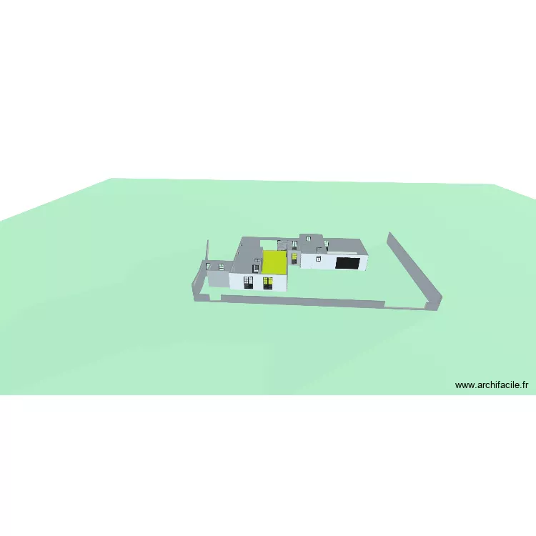 didier maison  existante. Plan de 