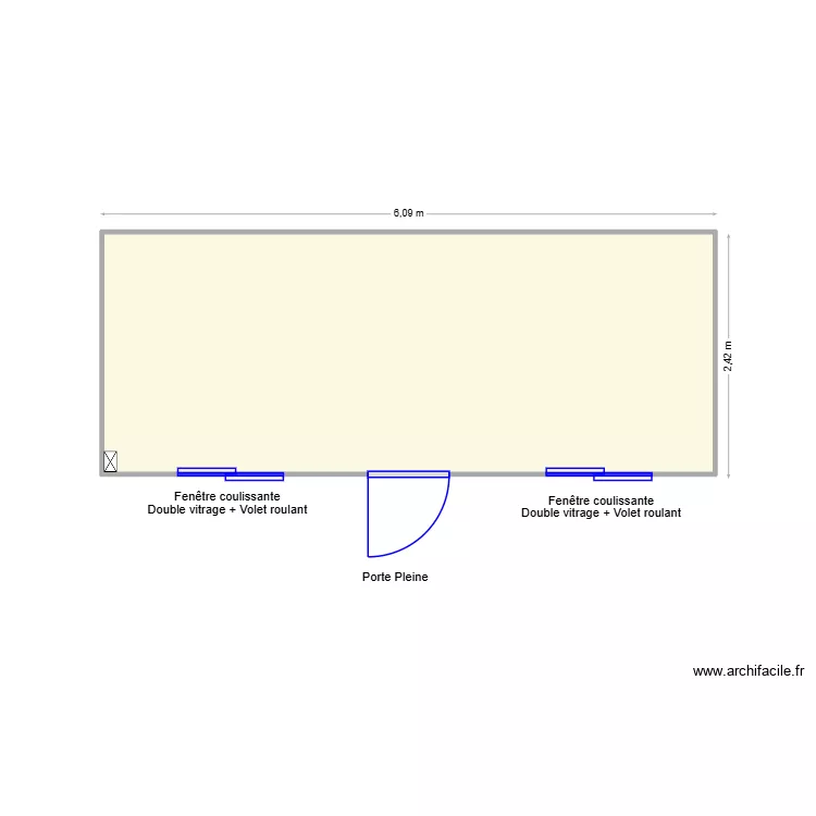 Projet Menuiserie Anzalone. Plan de 