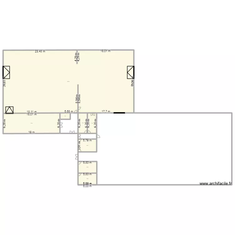 REPARSAC. Plan de 8 et 1047 m² REPARSAC. Plan de 8 et 1047 m²