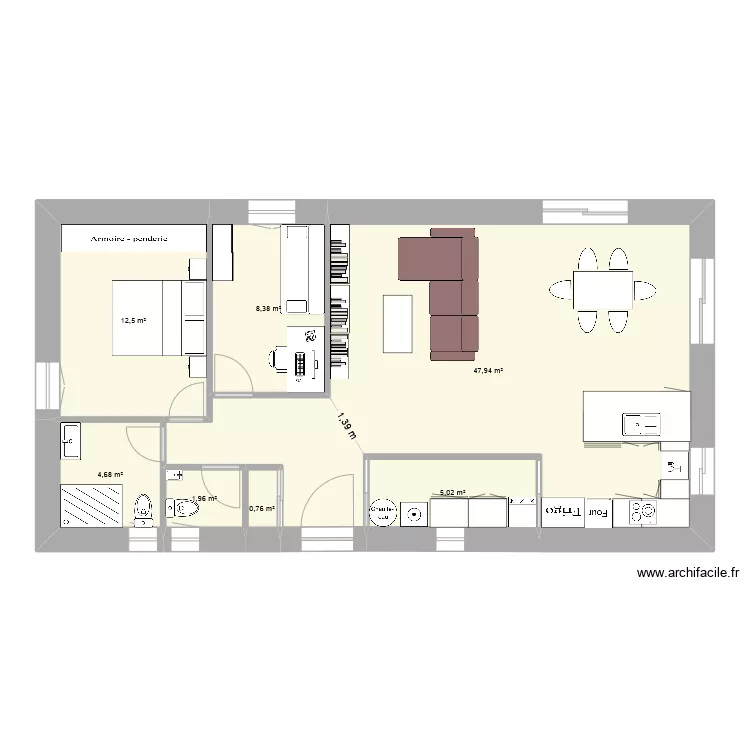 lot aout 25. Plan de 